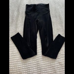 Spanx Velvet Leggings- Size Medium